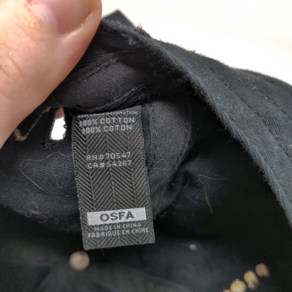 Proud Member Of The Nice List Hat 47 Slideback Black Cap Embroidered - Picture 12 of 12